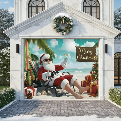 Christmas Paradise | Christmas Garage Door Cover
