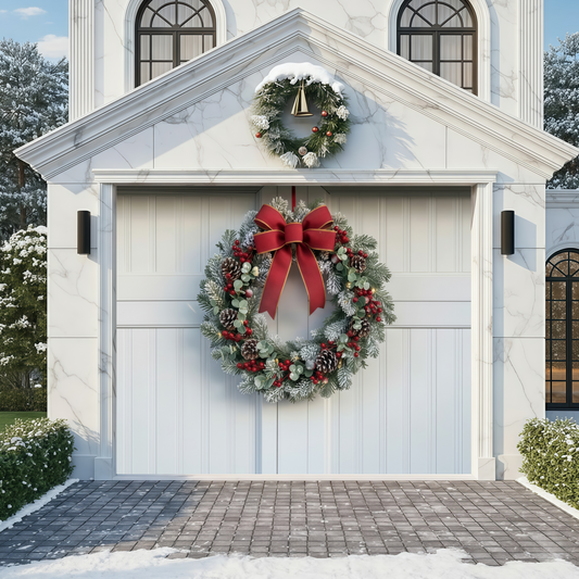 Christmas Wreath | Christmas Garage Door Cover