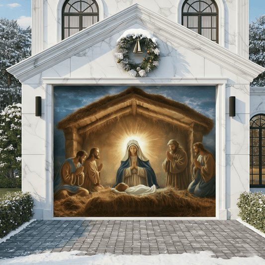 Nativity Scene | Christmas Garage Door Cover