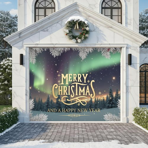 Christmas Ornaments & HNY | Christmas Garage Door Cover