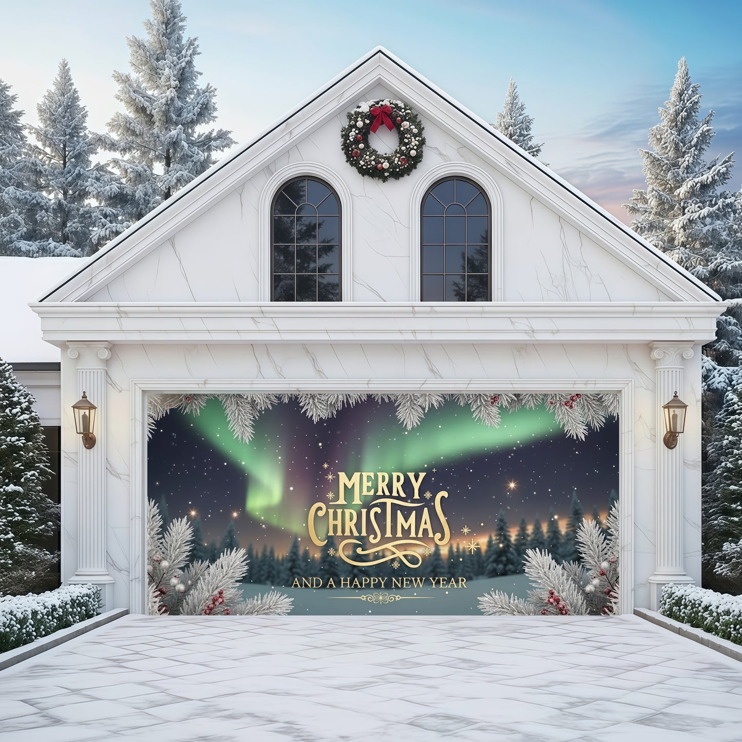 Christmas Ornaments & HNY | Christmas Garage Door Cover