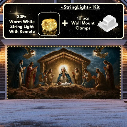 Nativity Scene | Christmas Garage Door Cover