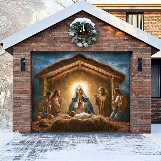 Nativity Scene | Christmas Garage Door Cover