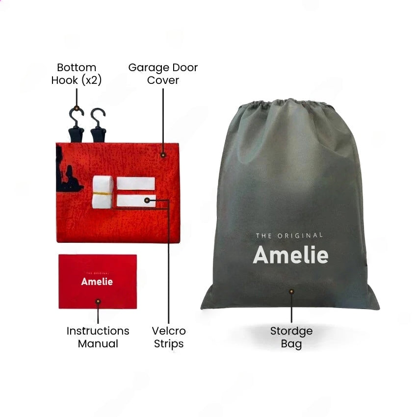 The Golden Bow | Christmas Garage Door Cover